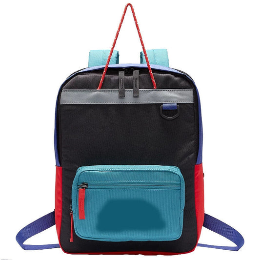 Trendy contrasting color backpack