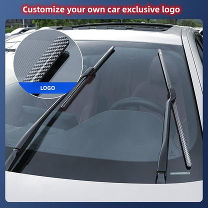 Car Logo Carbon Fiber Pattern Wiper (2Pcs) - 50% OFF