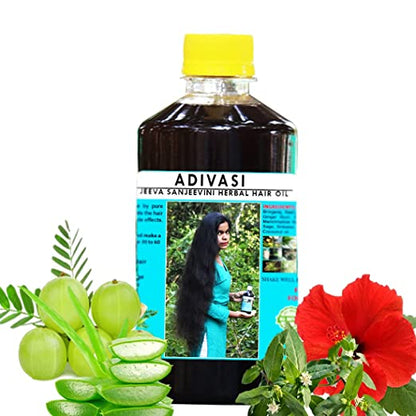 Adivasi Herbal Hair Oil  Buy 1 & Get 1 -100-ML