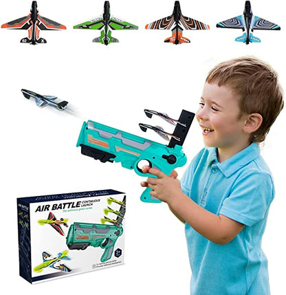 Airplane Launcher Toy with Foam Glider