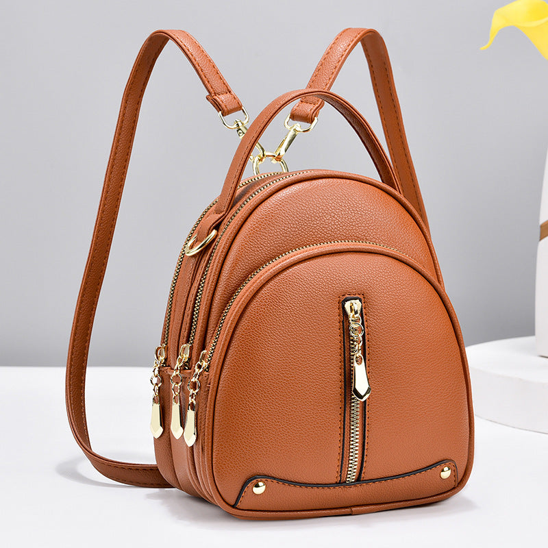 Women's Cross-Border New Soft Leather Portable Small Shoulder Bag