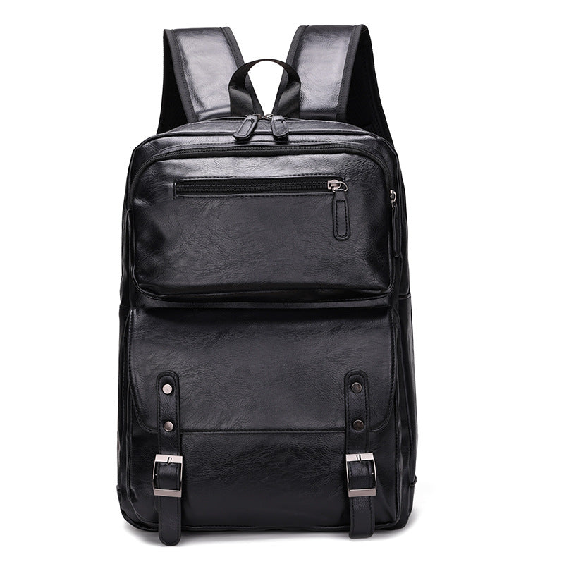 Wholesale trendy pu leather retro backpack