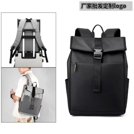 Cross-border wholesale men's backpack with logo printable