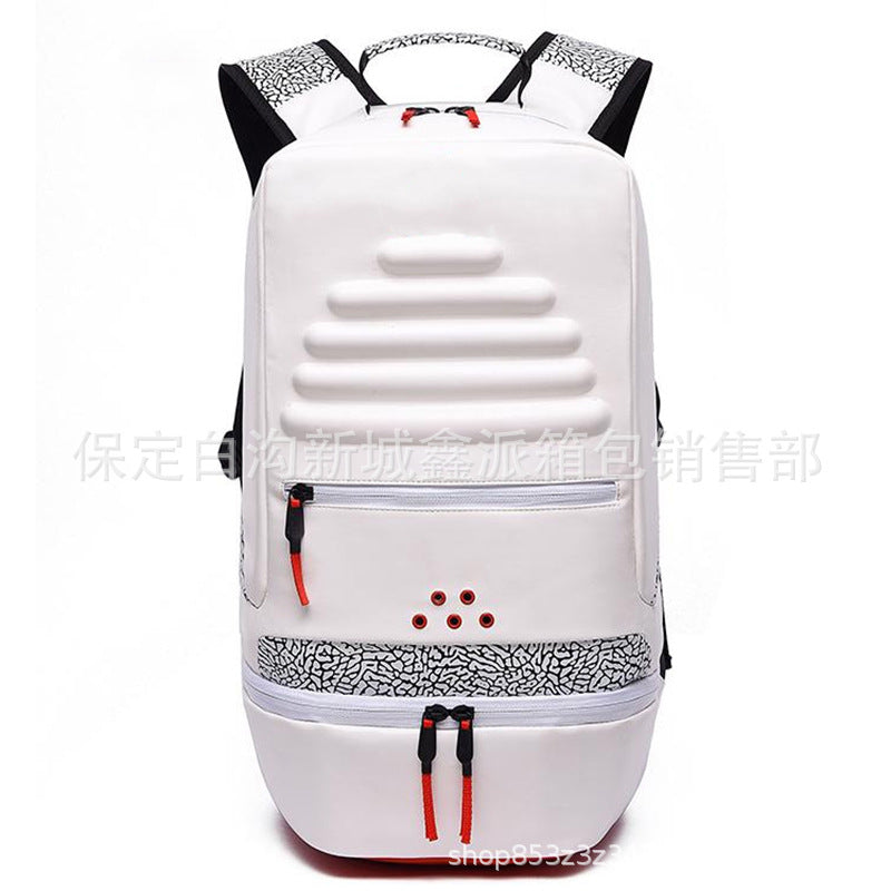 Trendy style high prismatic cross-border trend sports PU backpack