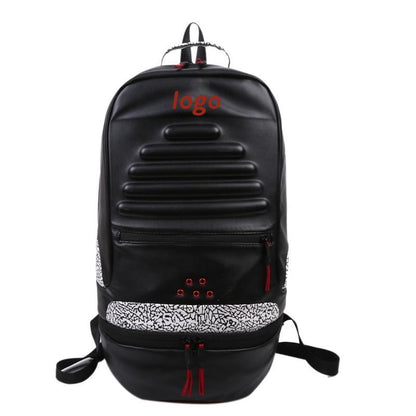 Trendy and cool cement burst pattern men's and women's backpacks