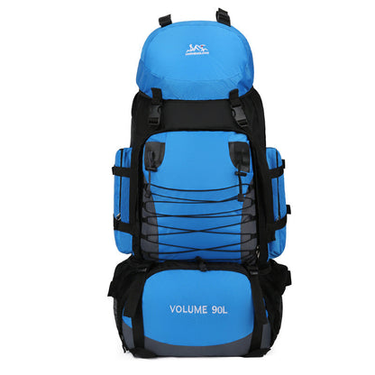 90L extra large capacity outdoor hiking mountaineering bag