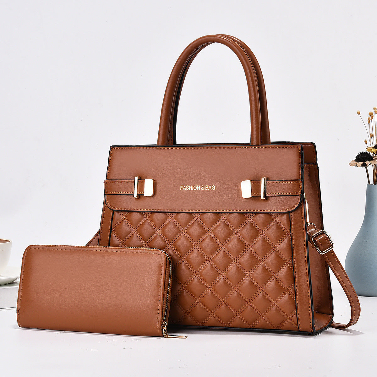 Temperament versatile women's new large crossbody handbag