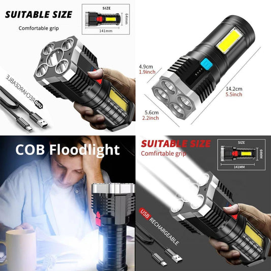 COB Torch: Brilliance in Hand - Suitable Size & Grip
