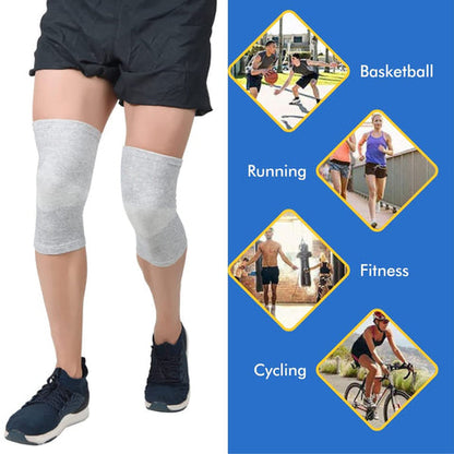 Bamboo Compression Knee Sleeves for Instant Pain Relief – (Pack Of 2)