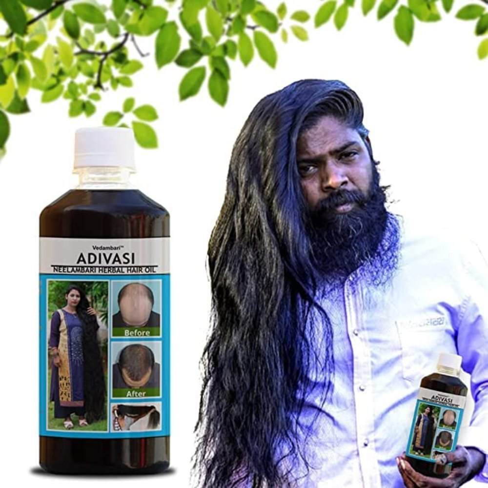 🍃 Original Adivasi Neelgiri Herbal Hair Oil (BUY 1 GET 1 FREE) ⭐⭐⭐⭐⭐4.9/5 Rating