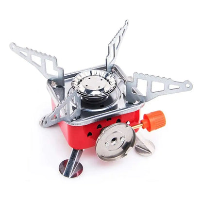 Portable Gas Stove And Picnic Butane Gas Burner For Outdoor Camping, Hiking, Travelling,Folding Furnace,Gas stove With Pouch