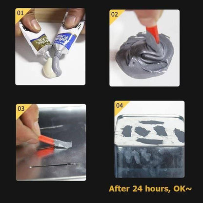 AB Glue Casting Glue Steel Metal Glass Glue Crackle Repair Adhesive Glue